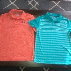 2 Under Armour Boys polo